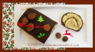 1-bûche de Noël aux châtaignes et chocolat noir OK